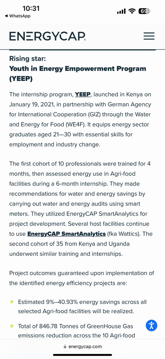 YEEP wins another award through @EnergyCAP energycap.com/resource/eco-c…