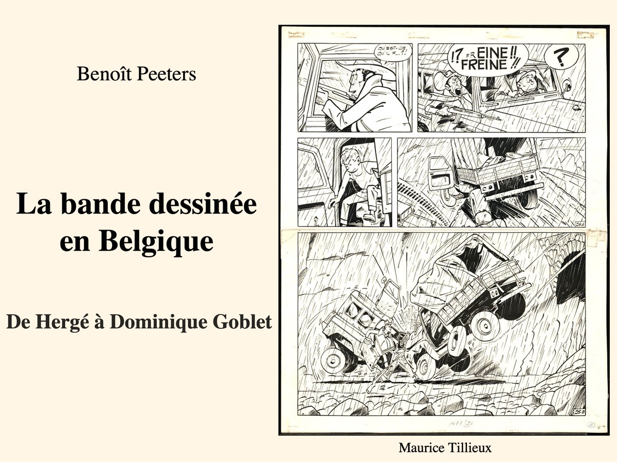 Ce vendredi 3 mai à 19 h, à la Mairie de Montrouge, je parlerai de 'La bande dessinée en Belgique, de Hergé à Dominique Goblet'.