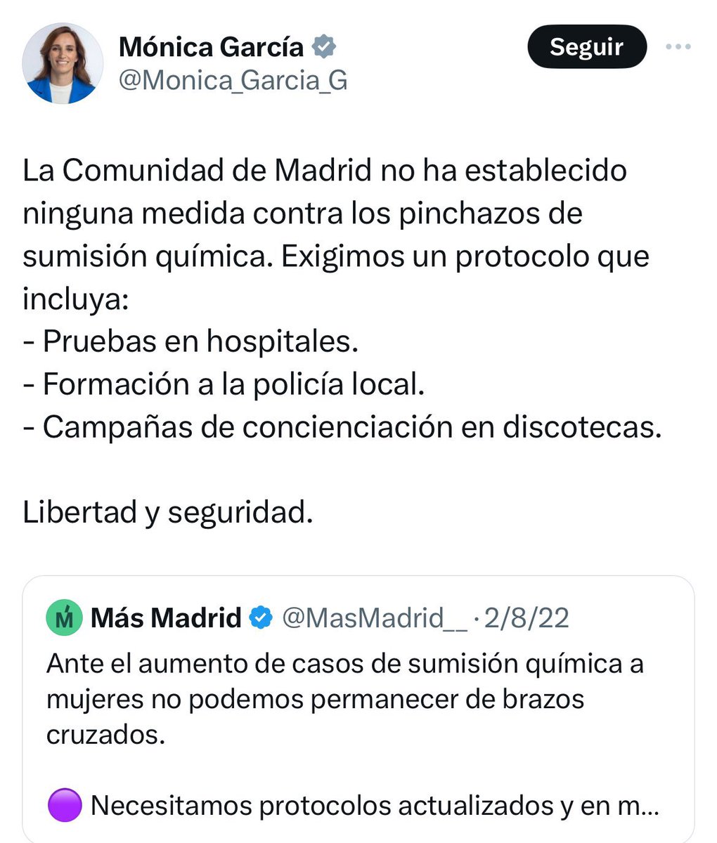 Esta es ahora ministra de Sanidad.