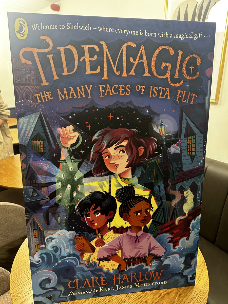 A lovely evening celebrating @clareharlow's Tidemagic. If you're looking for a magical mystery with plenty of danger and intrigue look no further
