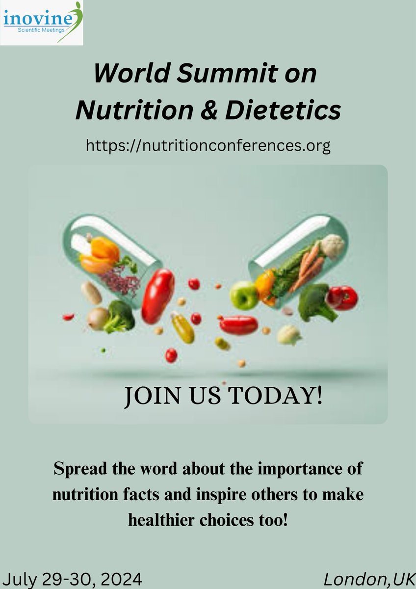 Join Us Today: Spread the word about the importance of nutrition facts and inspire others to make healthier choices too! nutritionconferences.org 

#nutritionanddietetics #dietitian #nutritionist #wsnd2024 #conference2024 #CallForAbstracts #JoinNow