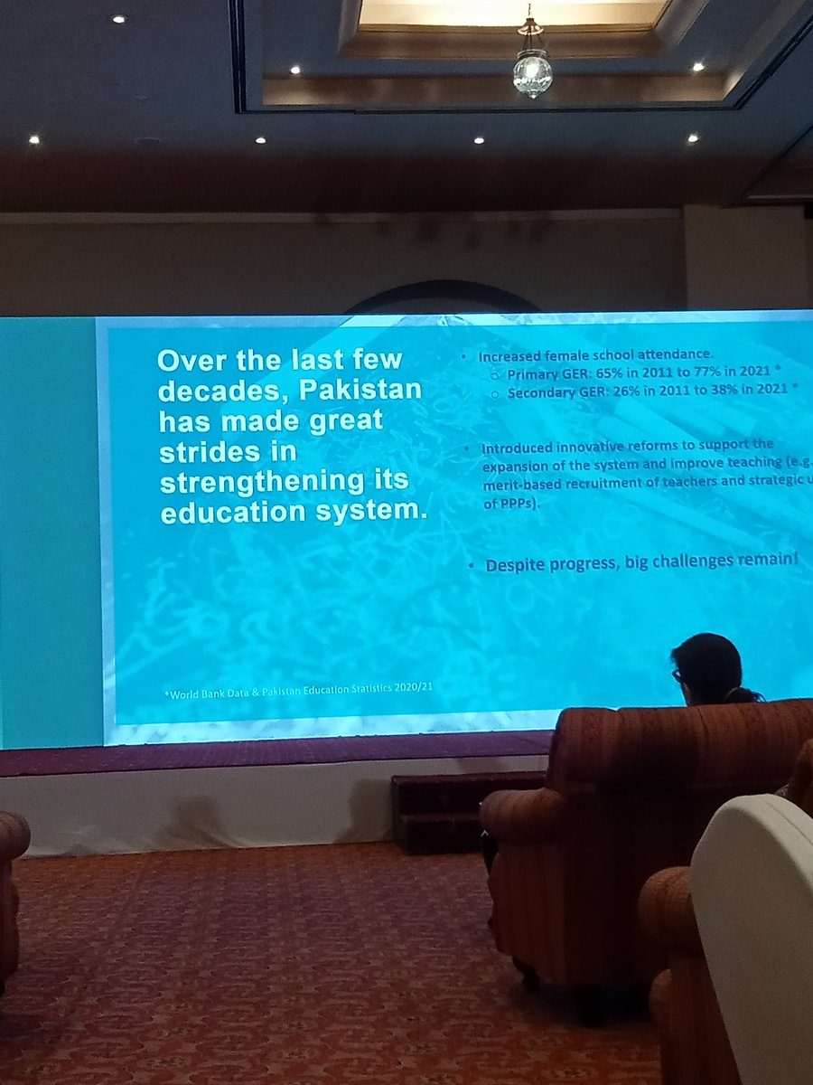 RajaABDULLAHKH3's tweet photo. Over the last few decades, Pakistan has made great strides in strengthening its education system.
#ReformPriorities
#PIDE_WorldBank_Debate https://t.co/Kq5xH867rb