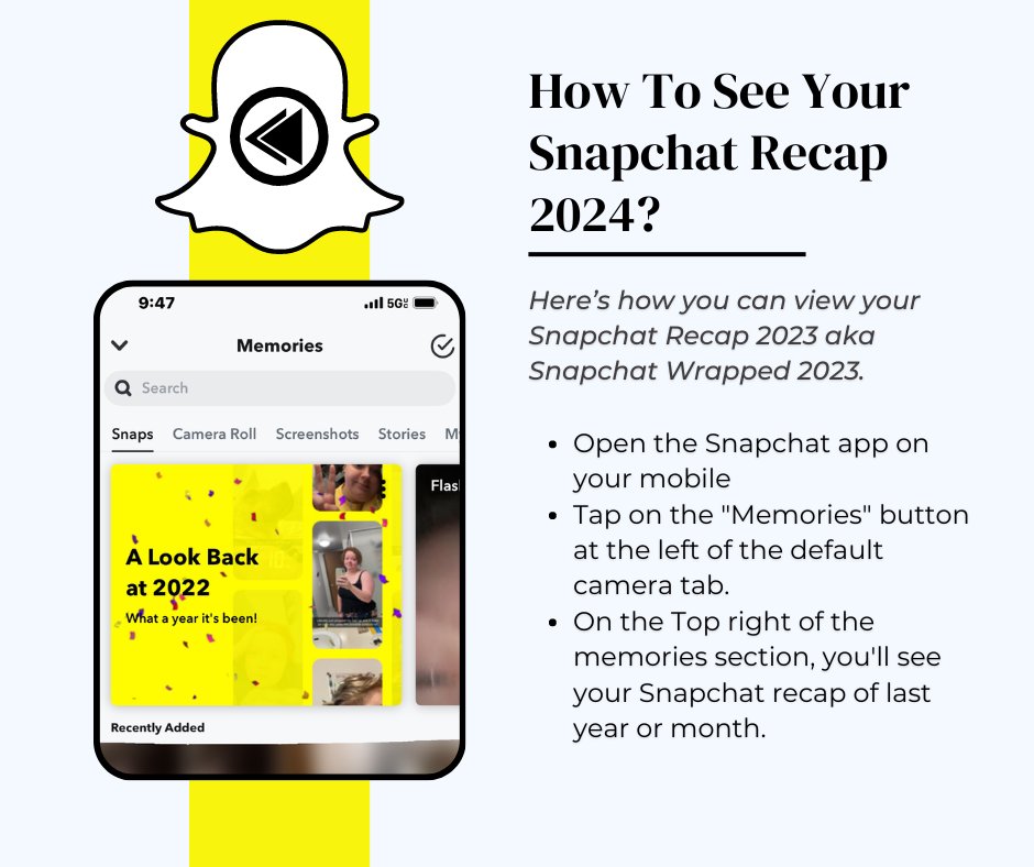 How To See Your Snapchat Recap 2024?
Dive into nostalgia and relive your favorite Snapchat moments from 2024 with our ultimate guide!
.
.
.
.
.
#Snapchat #SnapchatRecap #2024Memories #Nostalgia #Throwback #SocialMedia #TechTips #DigitalNostalgia #Memories #SnapchatMoments