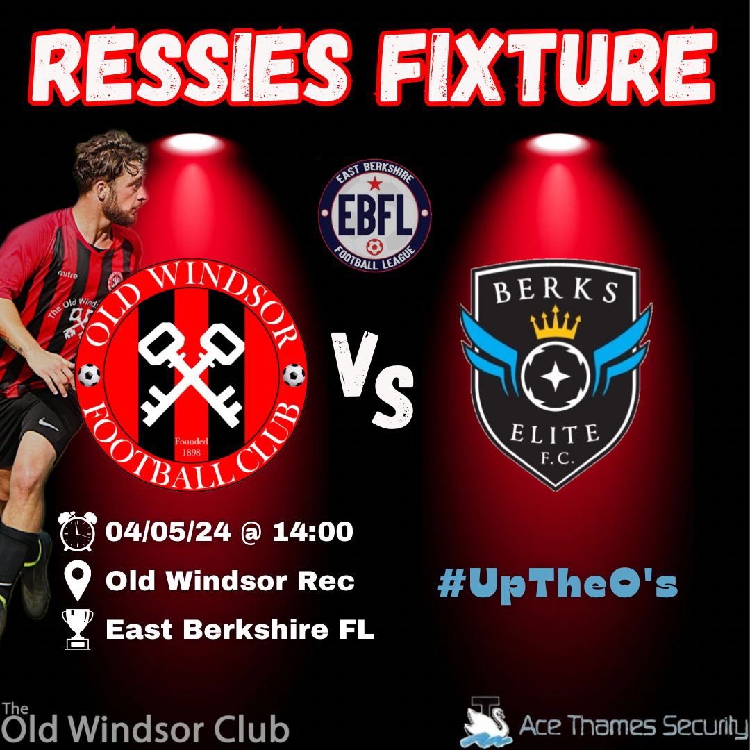 Saturday sees the Reserves in @EastBerkshireFL action as they take on  @berkselitefc at home. 

#UpTheOss 🔴⚫️