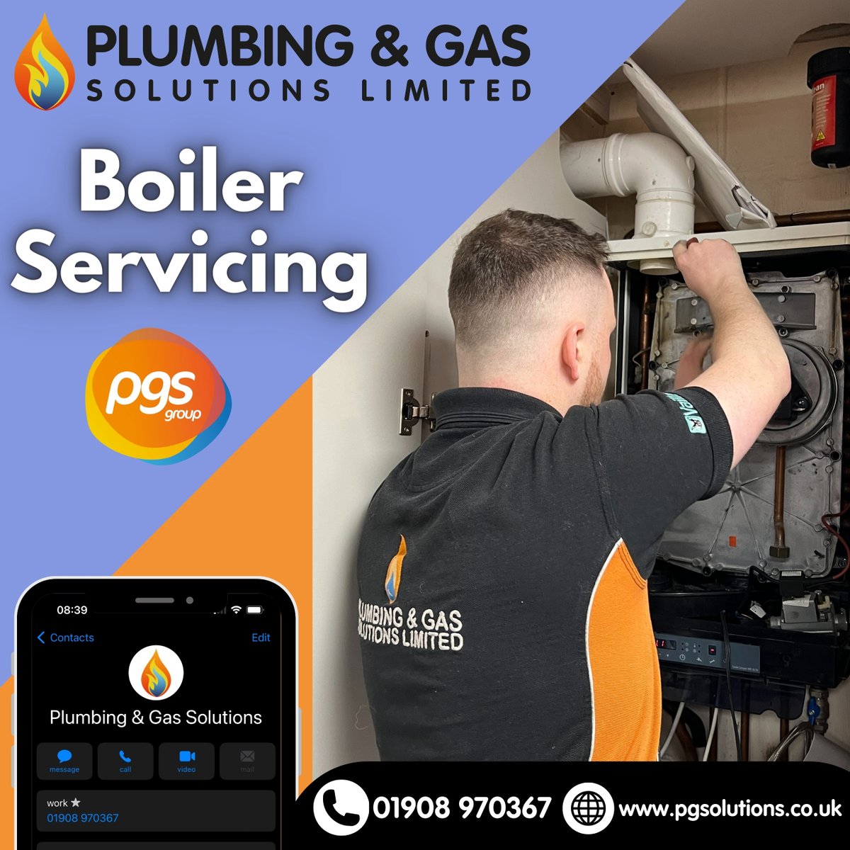 Our engineers can provide a thorough service of your boiler, making sure the job gets done effectively. As the weather begins to warm up, it's a good time to schedule in a boiler service, to ensure that the colder winter months haven't put strain on the system. 01908 970367 📞
