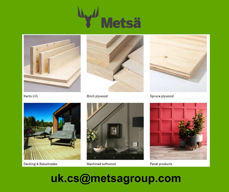 Planning your weekend? Whether it's decking, room redecorating, getting creative with internal cladding, Metsa Wood UK has you covered! Available at retailers and merchants across the UK or contact us today.