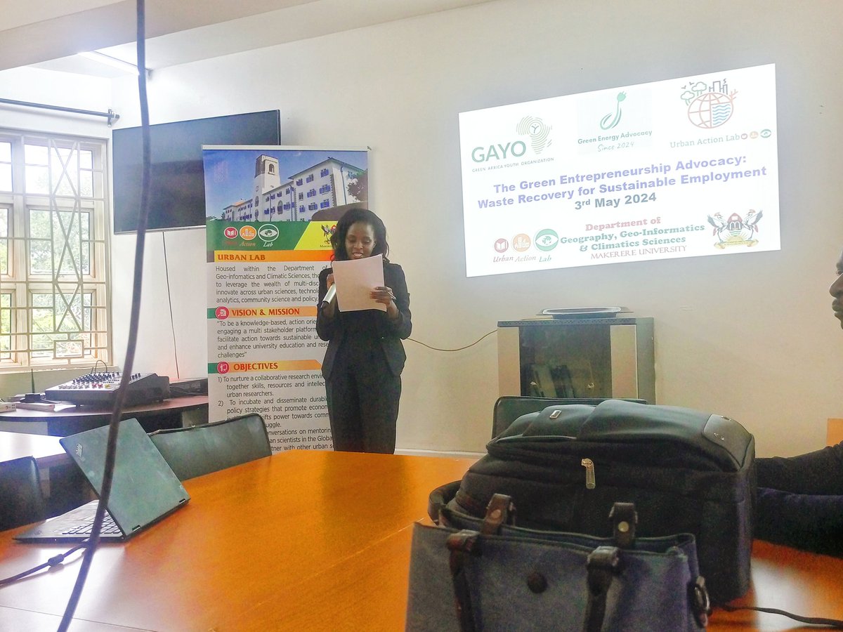 In her own words, ' Uniting in collective action marks the Genesis of a true Circular Economy,' @GayoUganda's Country Manager @BettyGold19 highlights the significance of our Zero Waste Kampala initiative, dedicated to strengthening movement building and inclusive partnership.