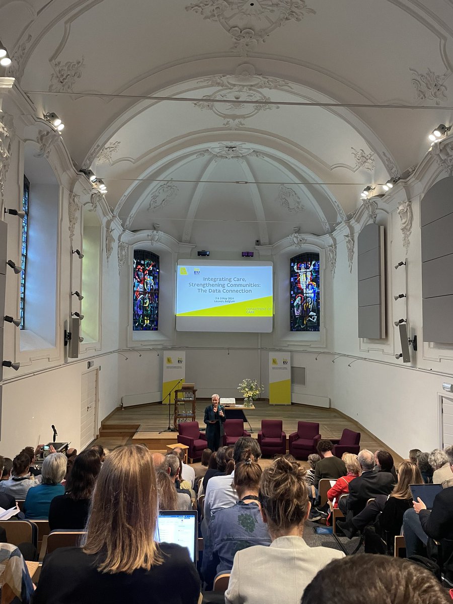 EUREGHA's tweet photo. Here we go! @ZorgVlaanderen event “Integrating Care, Strengthening Communities: #TheDataConnection” has just started in #Leuven!

Supported by @EU2024BE,the event dives into use of #data for better #integratedcare.

Our @micheclb moderates a session on #trust later! Follow us👀👇 https://t.co/mOPpojMsa7