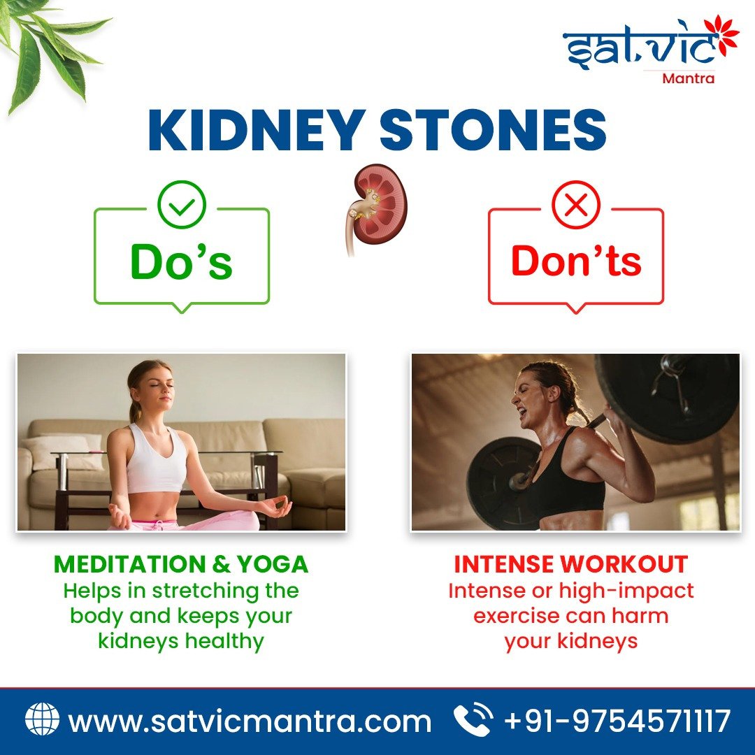 Discover how to manage kidney stones effectively. Learn what actions to take and what to avoid to prevent kidney stone pain and discomfort.

Call us at +91-9754571117 or visit our website satvicmantra.com 

#chronickidneydisease #diabetes #kidneystonepainrelief