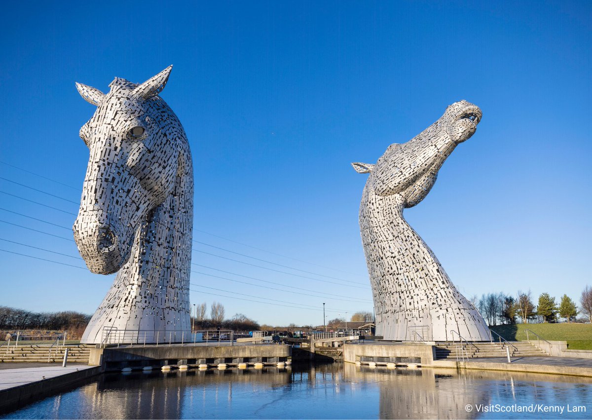 Des célébrations ont eu lieu à l'occasion du 10e anniversaire du parc Helix, plus connu sous le nom de Kelpies. 🐴 Ces sculptures de 30 mètres de haut sont devenues l'un des points de repère les plus reconnaissables d'Écosse.