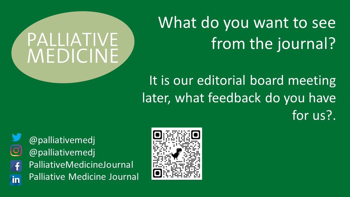 Its our Editorial Board meeting later today. What feedback do you have for us as a journal? What would you like to see us focus on? What could we do better? What might we be doing well? Do let us know!