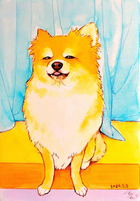 「dog shiba inu」 illustration images(Latest)