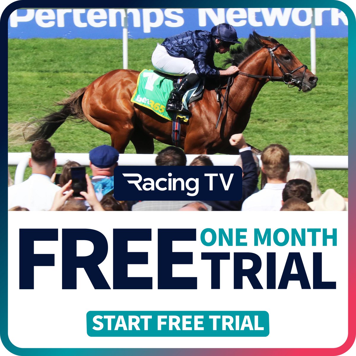 Limited time offer - watch over 75 live British and Irish meetings with a free trial of @RacingTV. Get yours now 👉 bit.ly/3JxwsWU