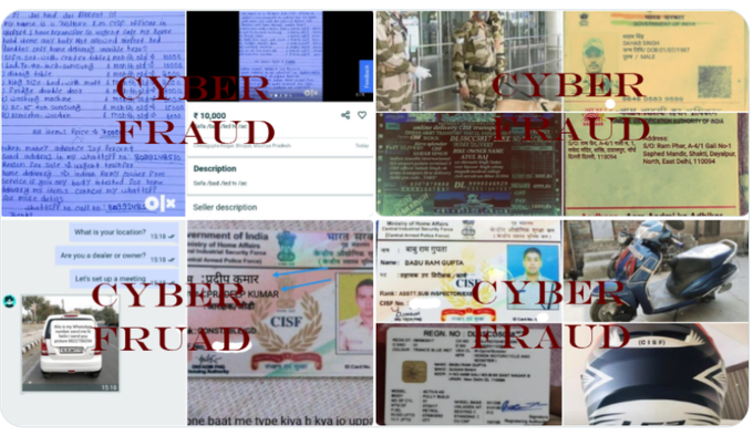 Be aware. Be Smart. Be Safe.
Cases of cyber frauds and online scams like selling/buying/renting of valuables/properties by fraudsters impersonating as force personnel have been noticed. Please be careful while making such deals/transactions.

@Cyberdost