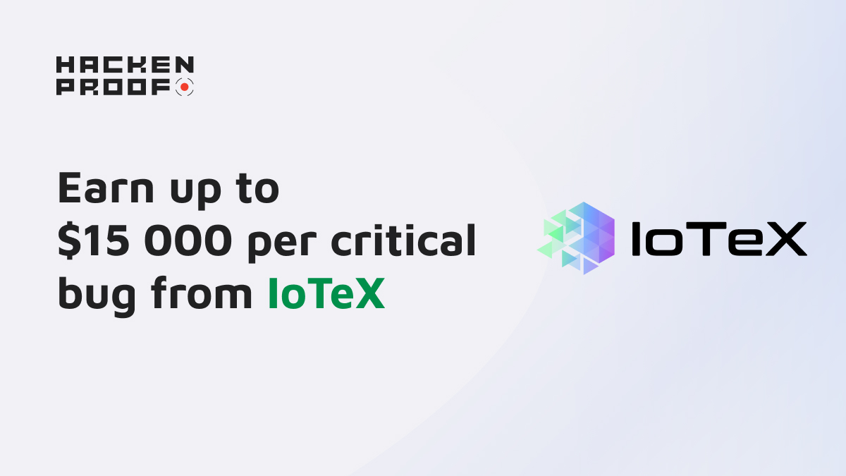 ✅ @iotex_io has added new bounty targets!

There are two new Web assets in the scope.

Once you are ready, start bug bounty hunting right now!