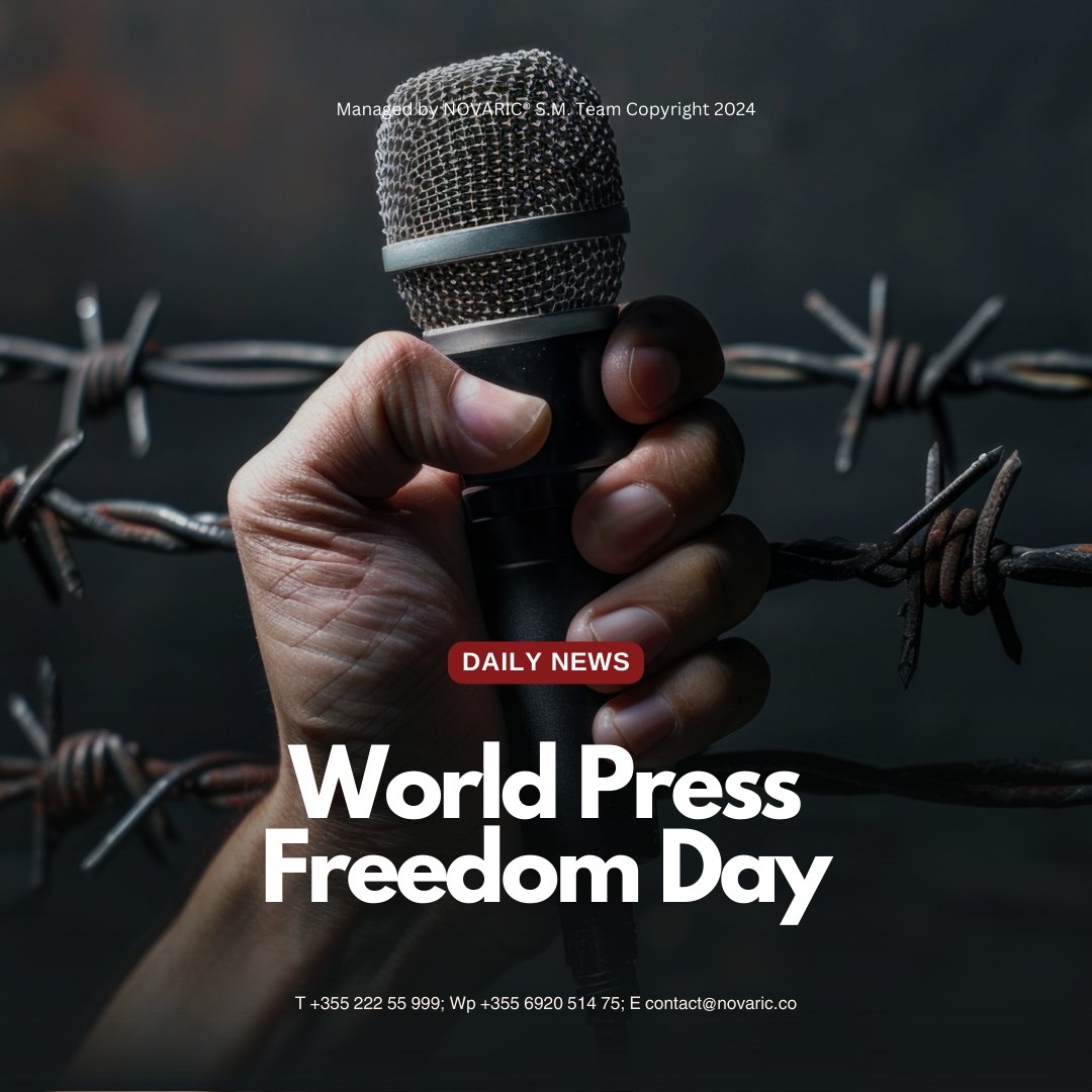📰 It's #WorldPressFreedomDay! 

📩contact@novaric.co

#eu #EuropeForFreeMedia #schengen #JournalistsMatter #schengenvisainfo #europeanunion #europe #map
