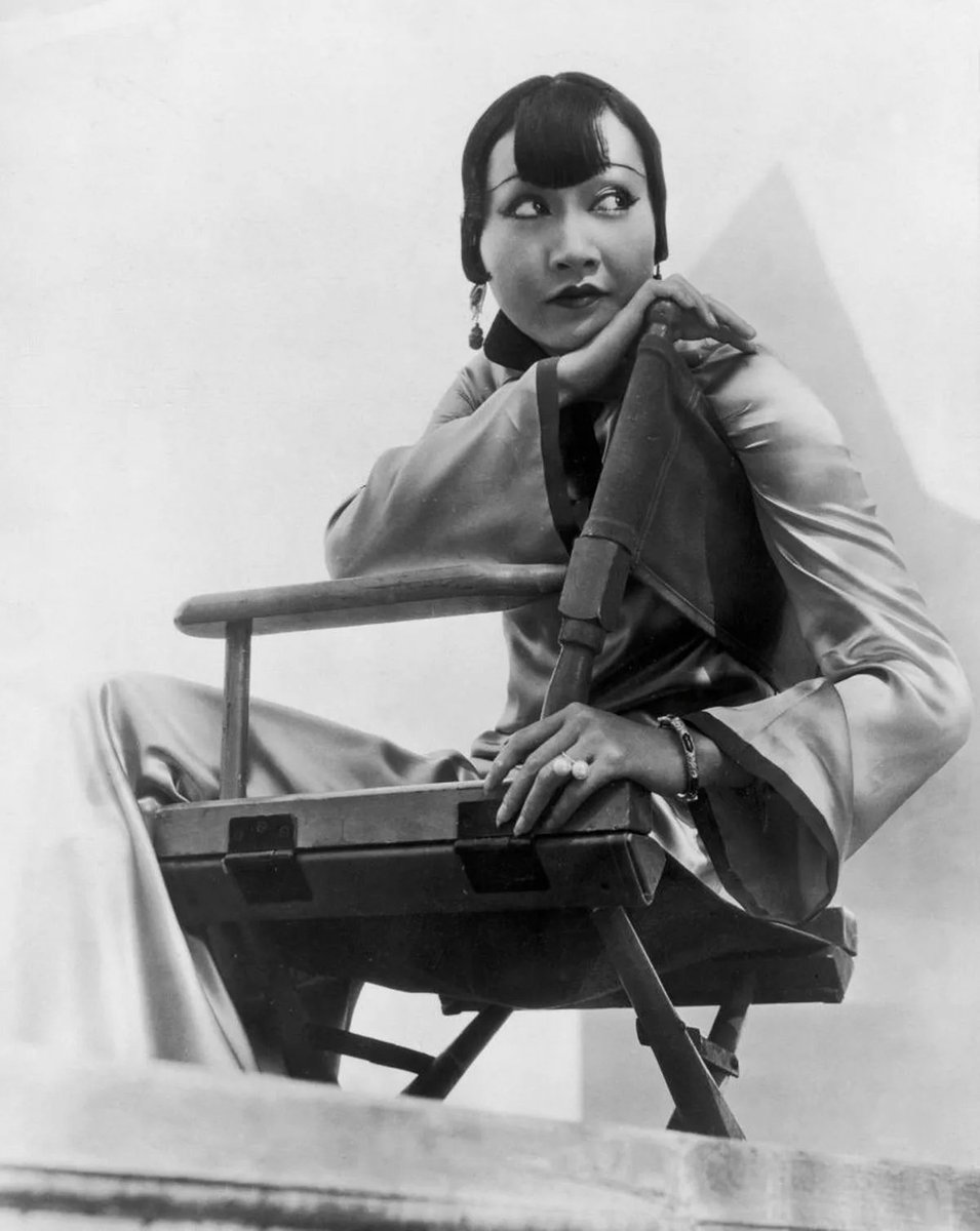 Anna May Wong on the set of SHANGHAI EXPRESS (1932).