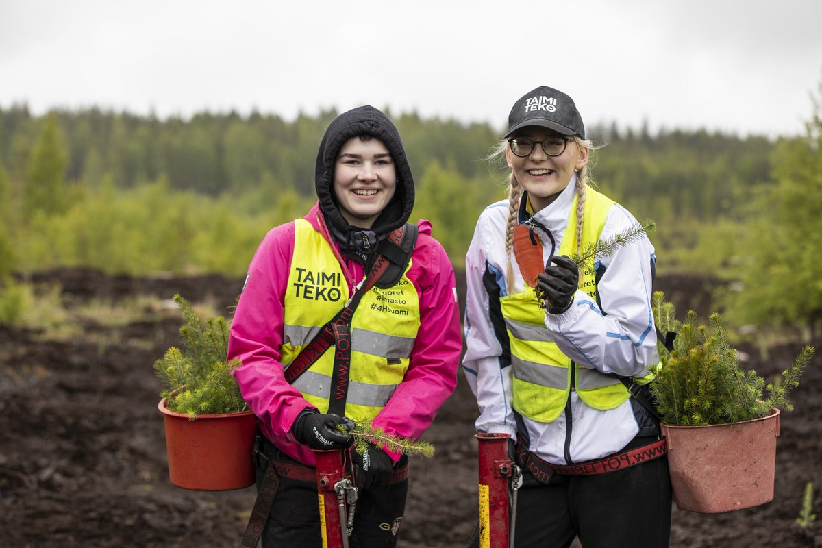 Tänä vuonna käynnistyy Taimiteko-toiminnan kuudes vuosi🌱! Taimiteossa on kesän loppuun mennessä istutettu noin 900 000 taimea ja istutustöissä työllistynyt yli 750 nuorta. Kasvavat metsät toimivat hiilinieluina sekä lasten ja nuorten oppimisympäristöinä.
taimiteko.fi/4hn-taimiteko-…