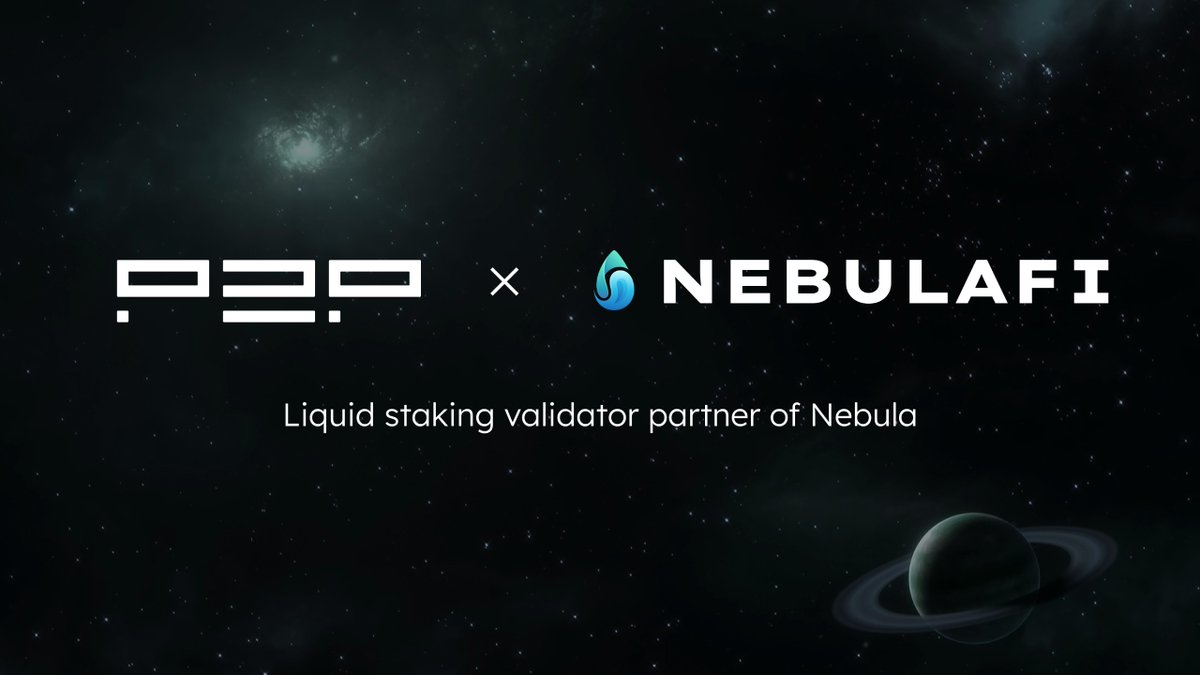 Excited the announce our first validator for our pre-selected validator set ! 💫 @P2Pvalidator partnership will strengthen the RollApp and enhance the reliability & security of liquid staking with nDYM !