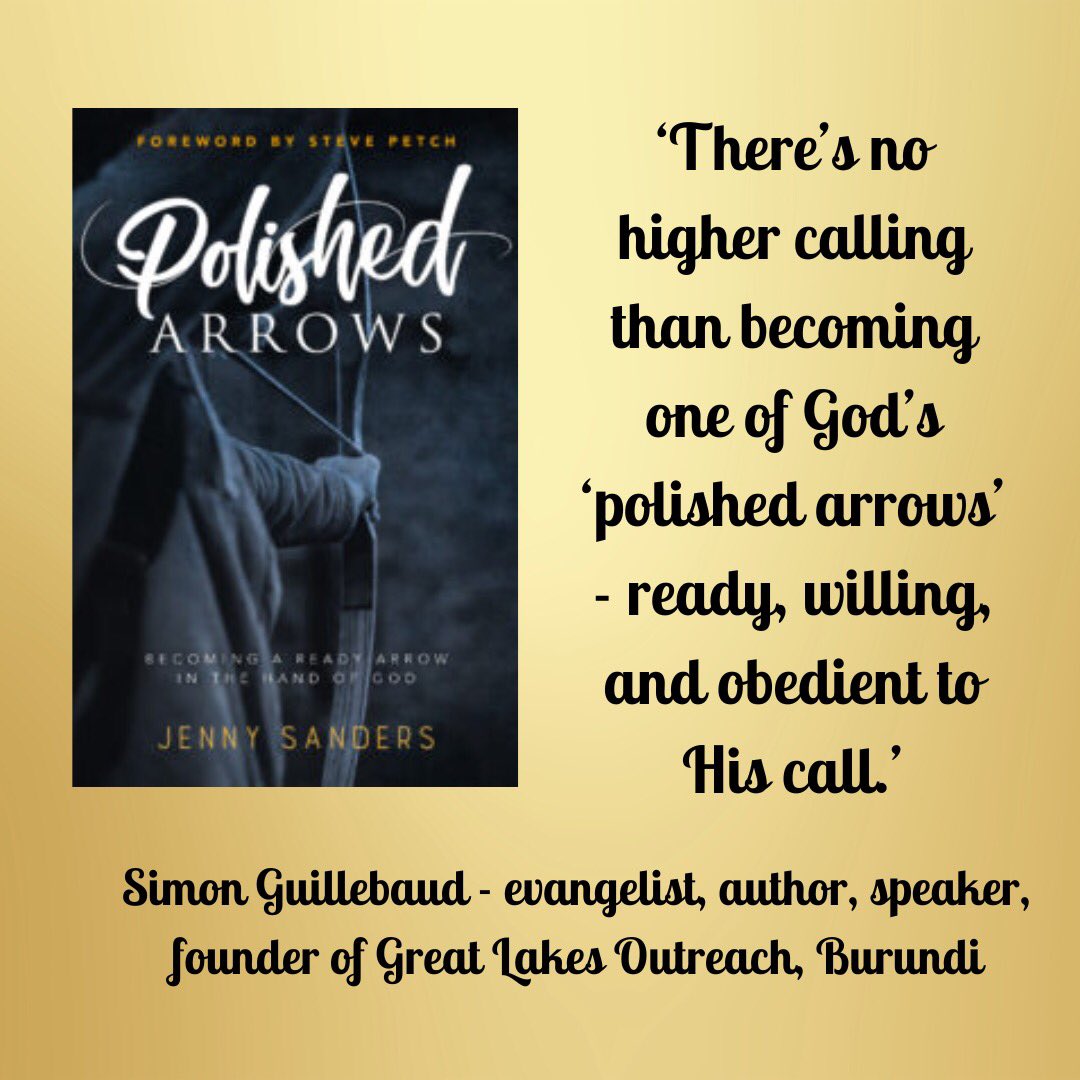 Thanks to @SimonGuillebaud for such a ringing endorsement for ‘Polished Arrows’. Publication date: 17th May. #newbook #FaithJourney #faith #character