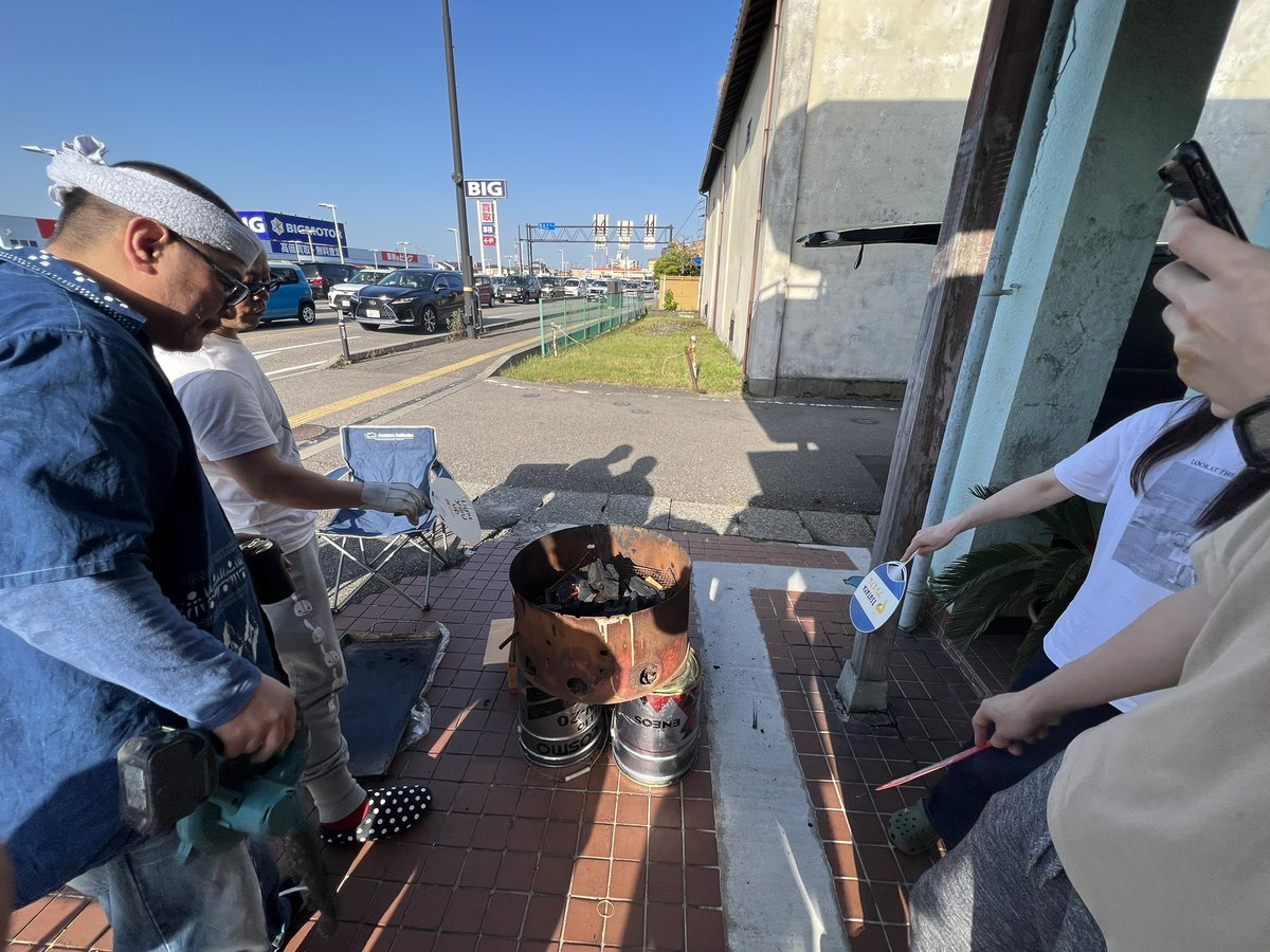 去年2時間かかった着火が今年は一瞬