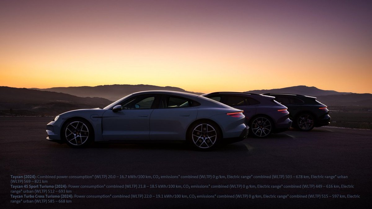 🌅🤩 Our electric @Porsche #Taycan models have already found their company for the spring sunrises!

Which would you like to join? Share your choice below! ⬇️