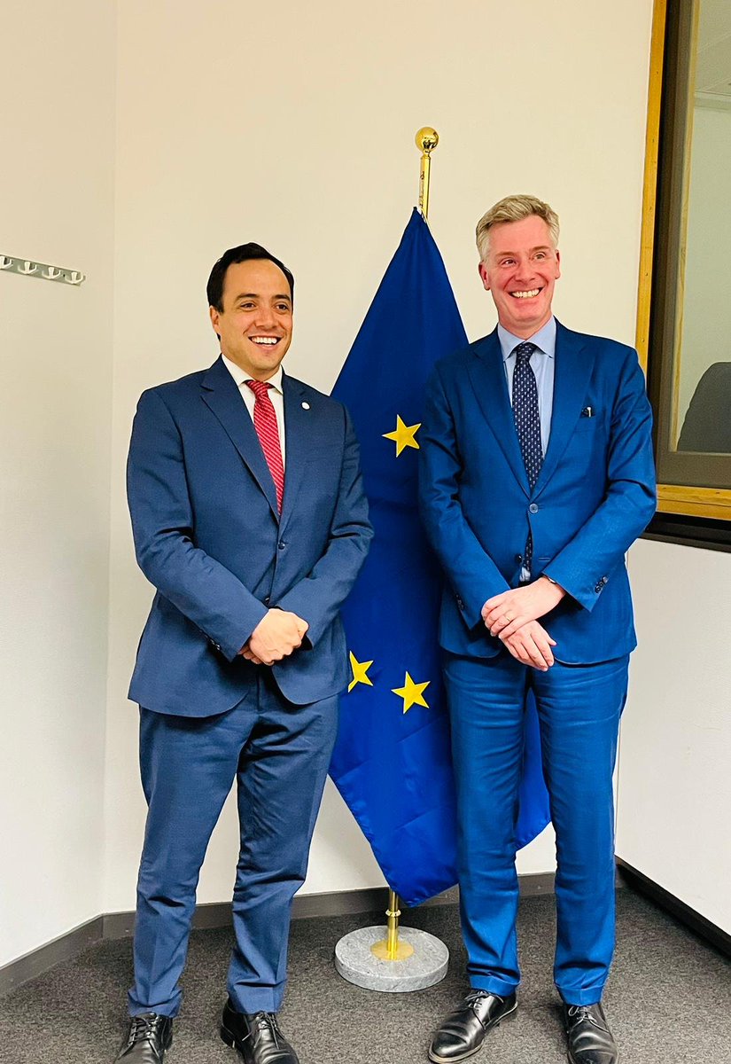 🇪🇺🤝🇲🇽 Good talking to economy undersecretary @EncinasN of Mexico at the 17th Joint Committee on Trade Issues. Trade between the EU and Mexico keeps growing. Ensuring the good functioning of our trade deal is our top priority. #EUtrade at work!