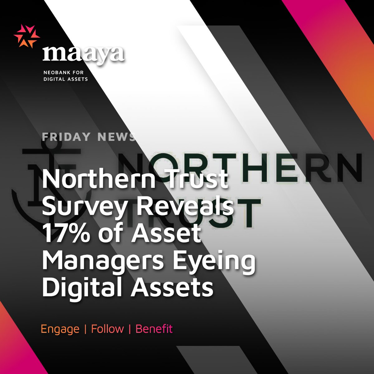 Exploring New Horizons: Northern Trust Survey Highlights Growing Interest in Digital Assets Among Asset Managers.

#DigiMaaya #NorthernTrust #AssetManagers #DigitalAssets #Investment #Finance