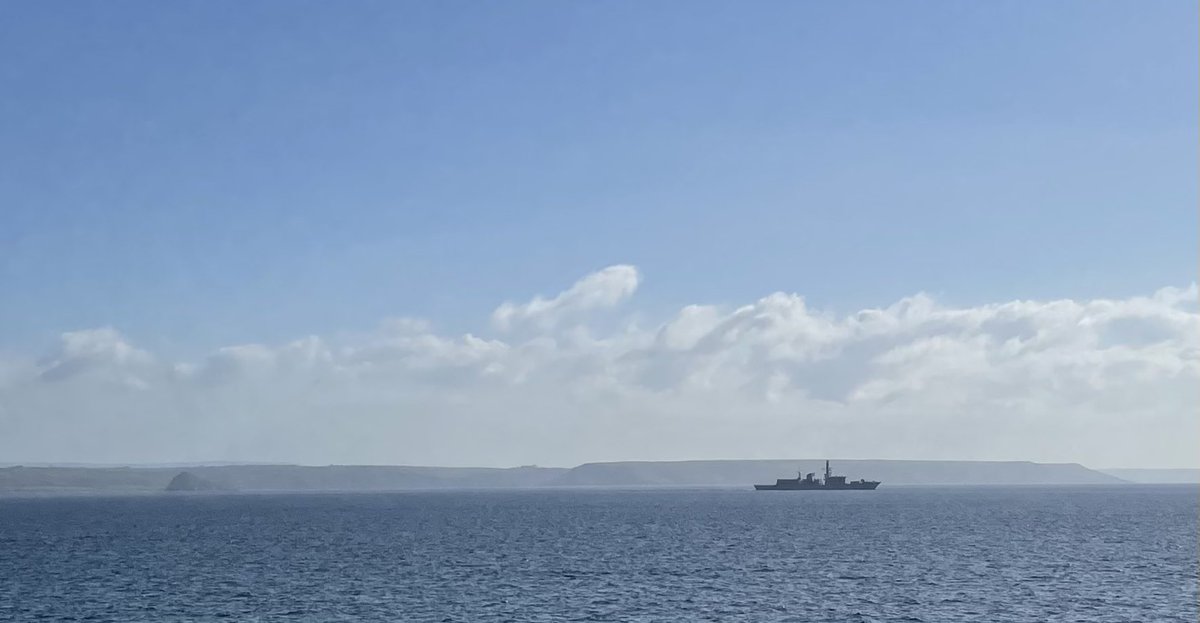 Great to see one of our favourite frigates @HMSStAlbans at sea near Plymouth recently! @RoyalNavy @StAlbansCouncil @visitplymouth