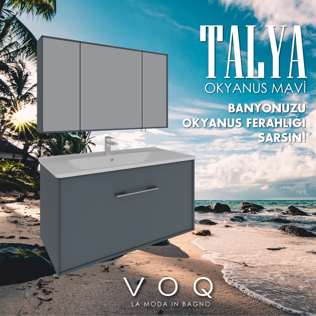Talya okyanus mavi rengi ile bırakın banyonuzu okyanus ferahlığı sarsın!

Let the ocean freshness surround your bathroom with Talya ocean blue color!

#voq #voqbagno #lamodainbagno #arredobagno #bathroomfurniture #banyomobilyası #talya