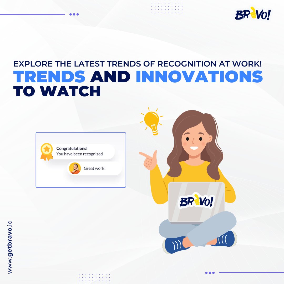 🏆 Dive into our latest article to explore groundbreaking strategies—from AI to gamification—that are revolutionizing employee appreciation. getbravo.io/future-of-reco… #BRAVO #EmployeeEngagement #Innovation #WorkCulture #EmployeeRecognition #EmployeeRewards