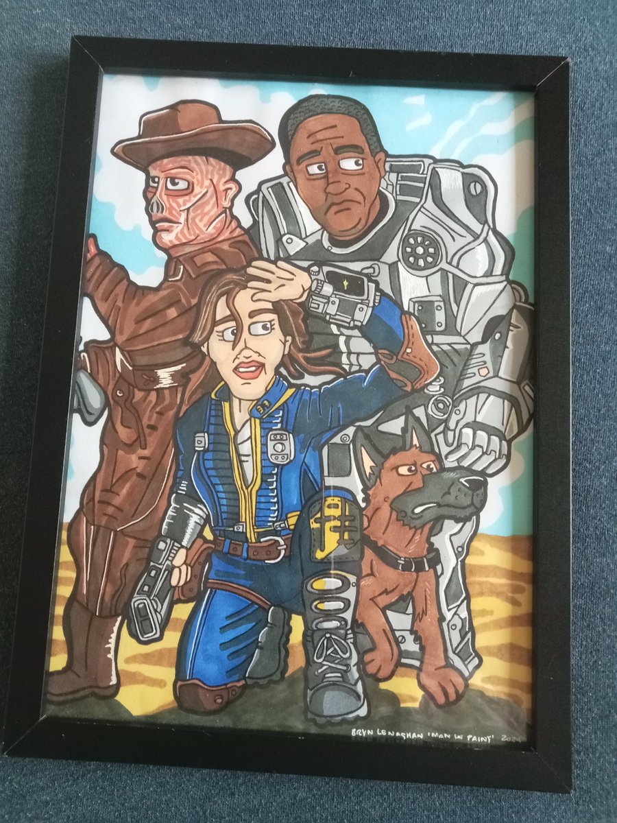 ALL FINISHED AND FRAMED... Absolutely loved the first series of @falloutonprime. Roll on series two!! 🤩🎨📺☢️🐾⚡ #GoodTimes @Fallout @primevideouk

©2024. 'The World Deserves A Better Ending'

#artistsonx #maninpaint #80skid #geek #geekart #geekartist #proudgeek #geeklife