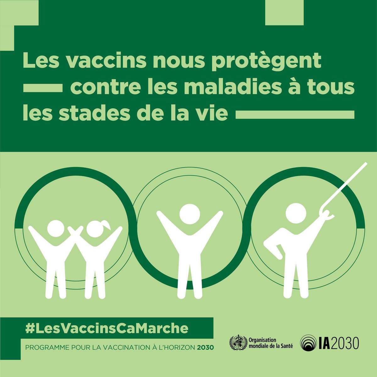 La #vaccination de routine permet de sauver des vies. Garantir un accès équitable signifie que personne n'est laissé vulnérable aux maladies évitables. Oui, les #LesVaccinsSontEfficaces !