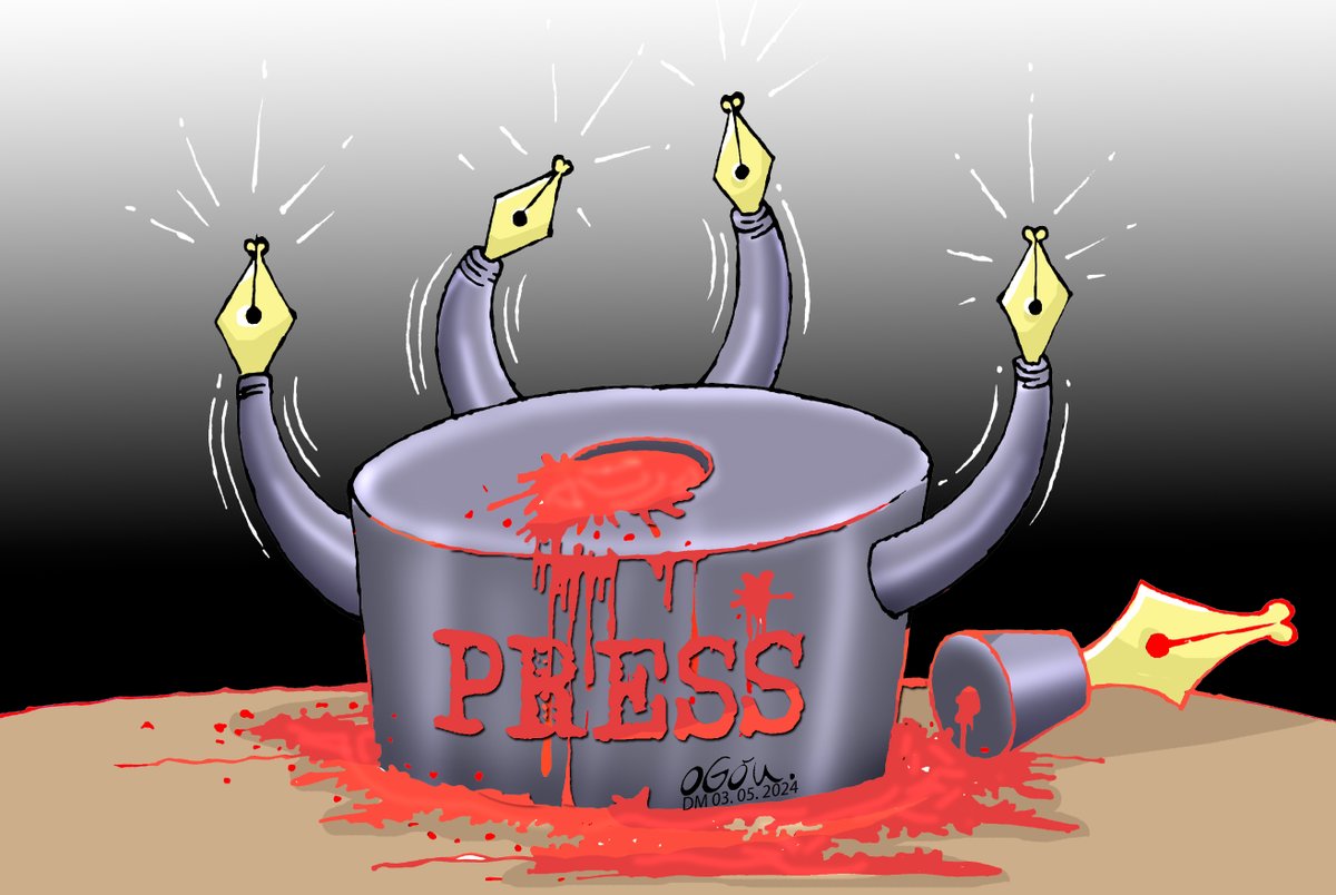 World Press Freedom Day is observed to raise awareness of the importance of freedom of the press and remind governments of their duty to respect and uphold the right to freedom of expression. #MonitorToon #MonitorUpdates