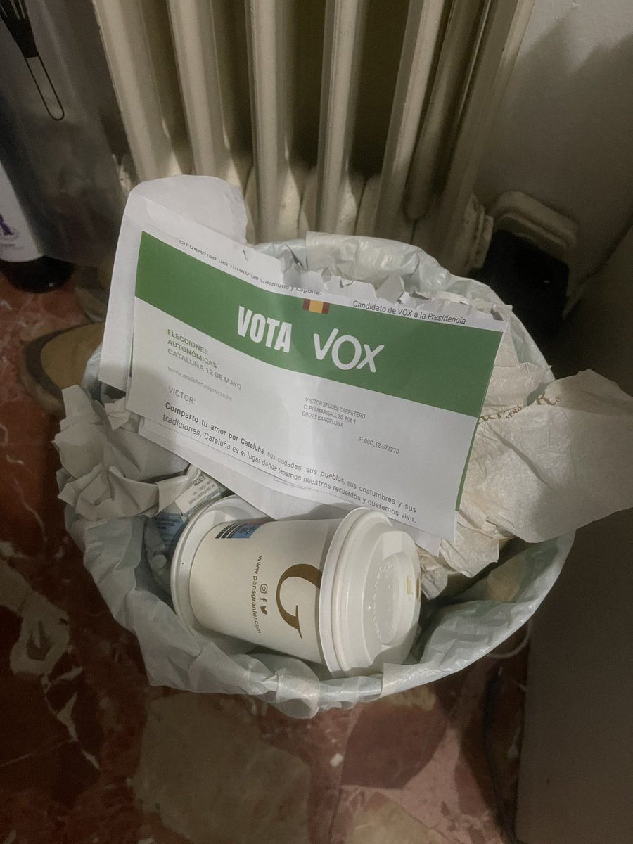 Ya tengo la basura llena, voy a tirarla!