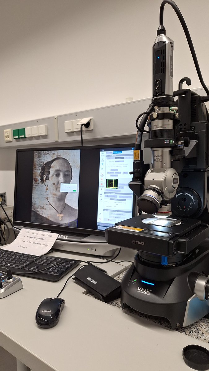 Optical microscopy on #daguerreotypes 🔬 🔬