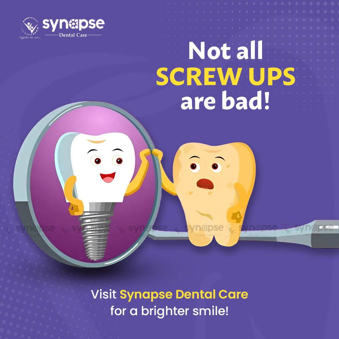 Don't let dental mishaps dim your day - visit Synapse Dental Care for a radiant grin! 😁✨
.
.
#dentalhygienist #DentalCare #DentalHealth #SmileMore #OralHealth