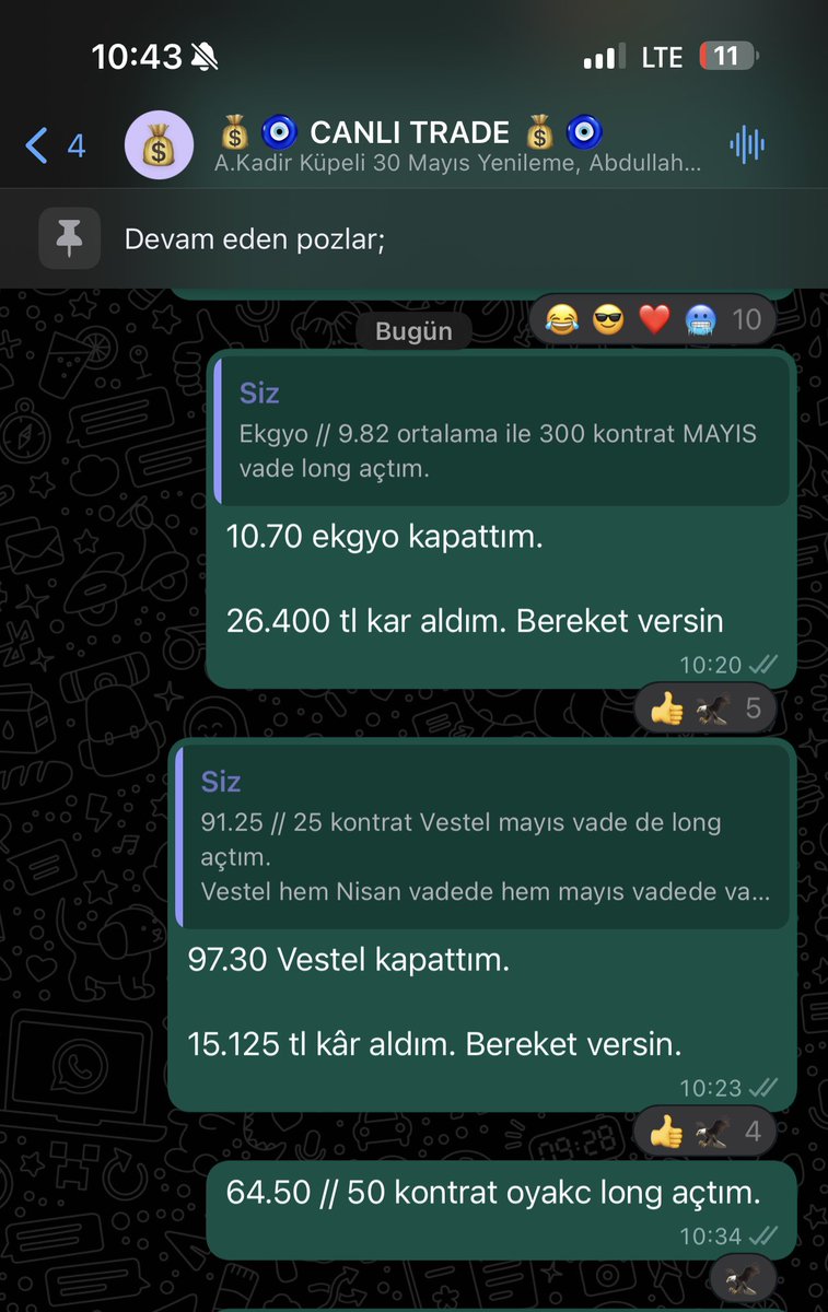 #Ekgyo #vestl 

Ekranda, yolda,kırmızı ışıkta, şehirlerarasında, şehir dışında farketmez. Telefonun nabzı atsın yeter 🥶🥶

2 pozla 41.525 tl kâr aldık. Bereket versin 🙏🙏🧿🧿