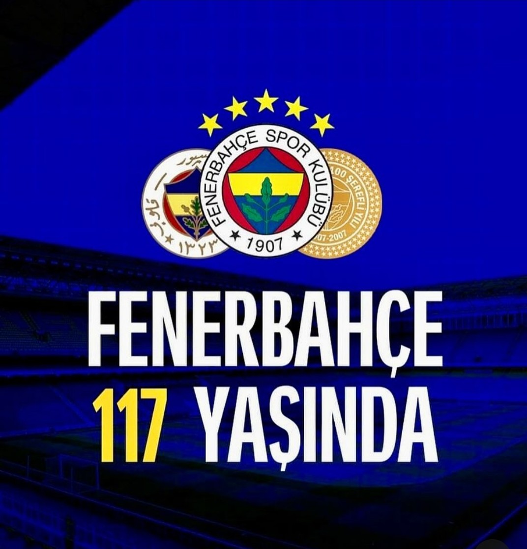 Ne mutlu seni sevene,yaşa Fenerbahçe.Kutlu olsun.💛💙