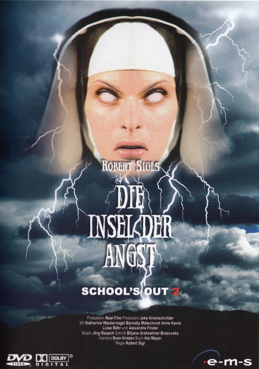 Why can't I speak German so I can finally watch and understand the slasher DEAD ISLAND: SCHOOL'S OUT 2 (2001)? This superior sequel follows the original SCHOOL'S OUT, which Fangoria actually released in English back in the early 2000s.