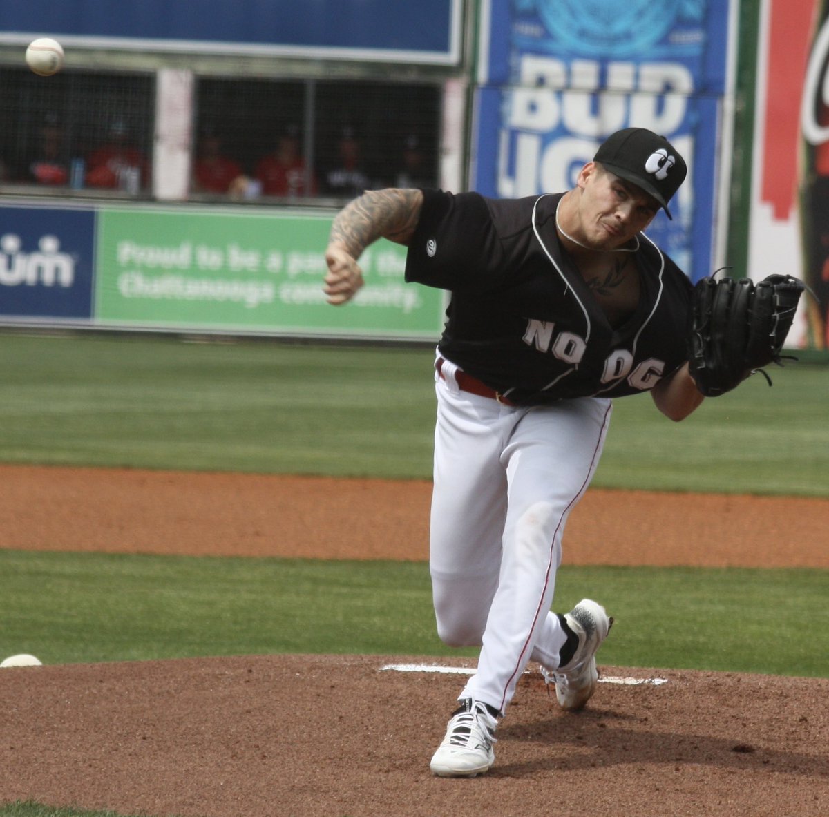 ⁦@ChattLookouts⁩ @reds pitcher Chase Petty 🔥 ⚾️ ⁦