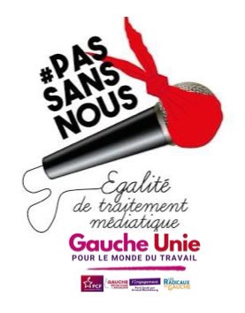 Invisibilisation de @L_Deffontaines, tête de liste de la #GaucheUnie. 
Il est encore temps de rectifier la composition du plateau !
#passansnous
@LCP @RTLFrance @M6Groupe @Le_Figaro @ParisPremiere @Arcom_fr