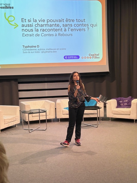 Le 11/05, nous avons été invitées pour 'Le rendez-vous des Possibles' organisé par @CapitalFilles Plusieurs lycéennes présentes, et des sujets très variés dont une table ronde sur la Tech avec une ingénieure de Véolia femmes-ingenieures.org/82_p_50724/act… #DiversitéTechnologique