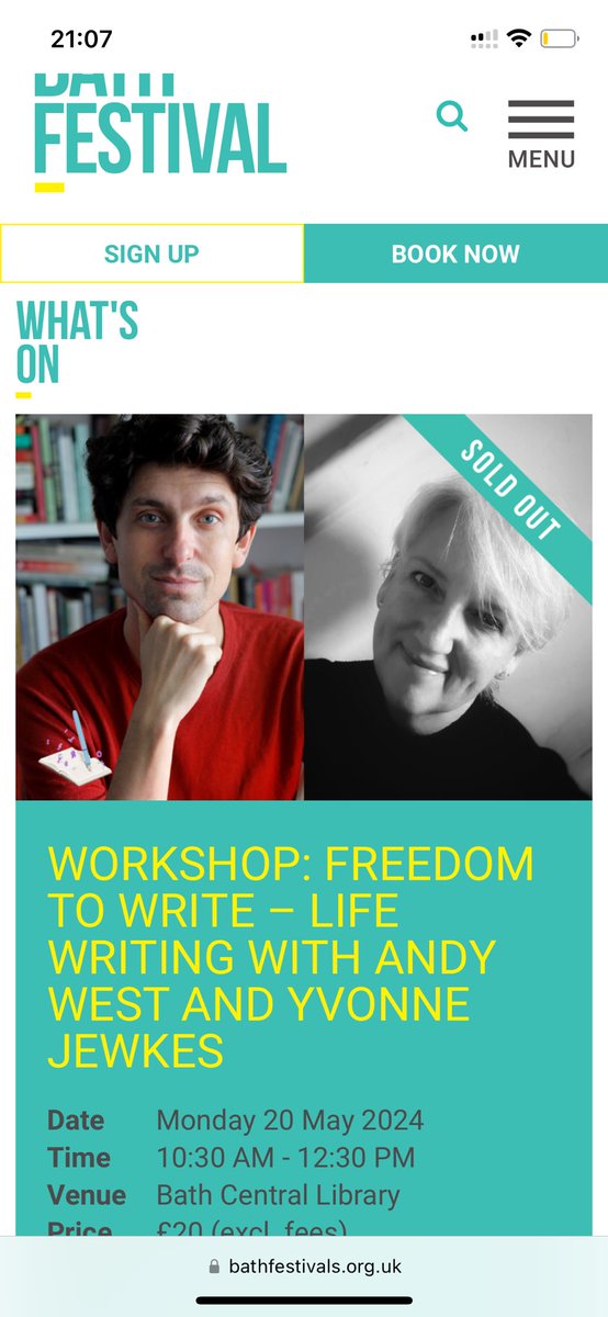 Our writing workshop @bathfestival is already SOLD OUT!! But there are still a small number of places at the summer writing retreat. Check out freedomtowrite.com for details, email contact@freedomtowrite.co.uk or DM me or @AndyWPhilosophy
