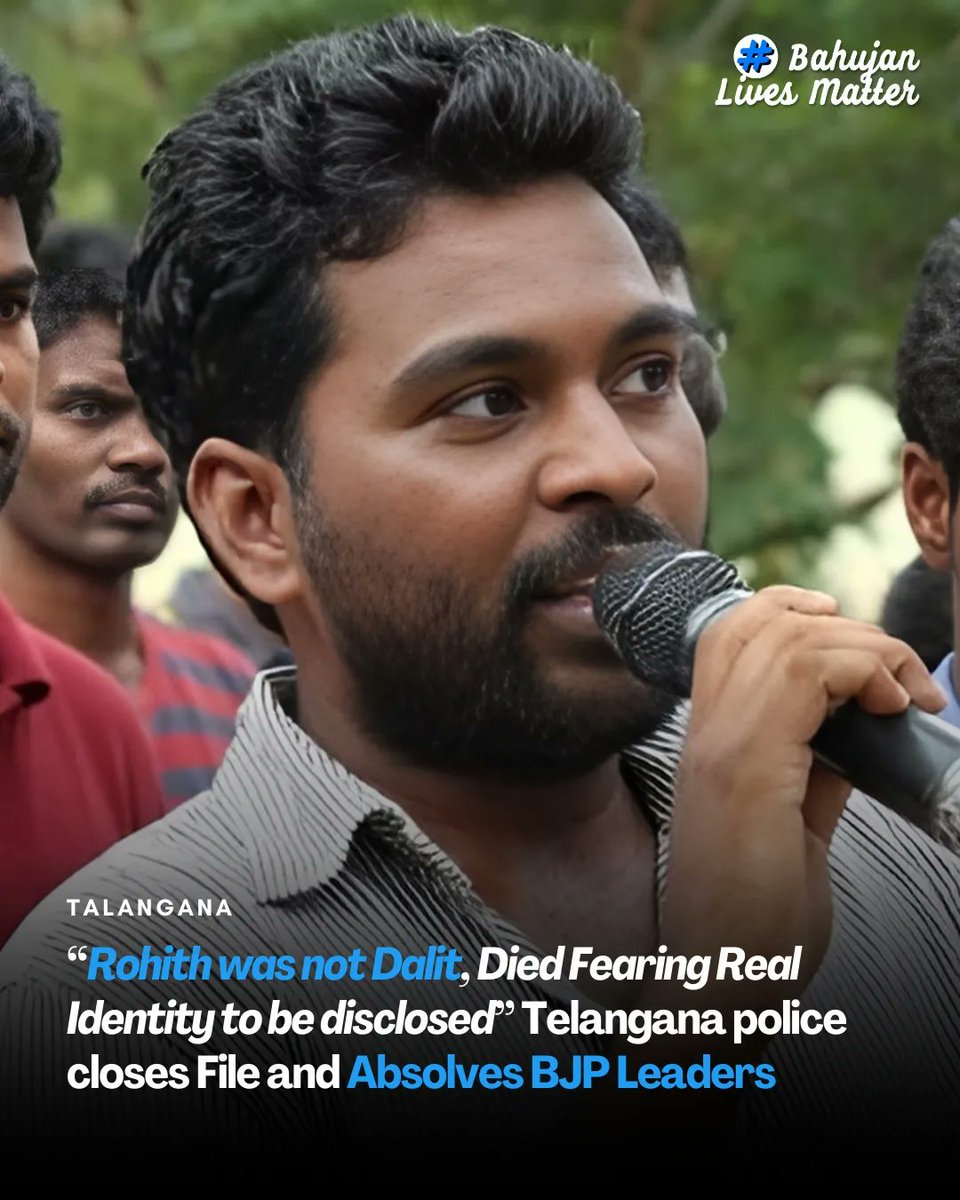 The Telangana police has filed a closure report in the case involving the death of Rohith Vemula who died by suicide in Jan 2016 and absolved the then Secunderabad MP, MLC N Ramachander Rao, and VC Appa Rao, ABVP leaders and Minister for Women and Child Development Smriti Irani.