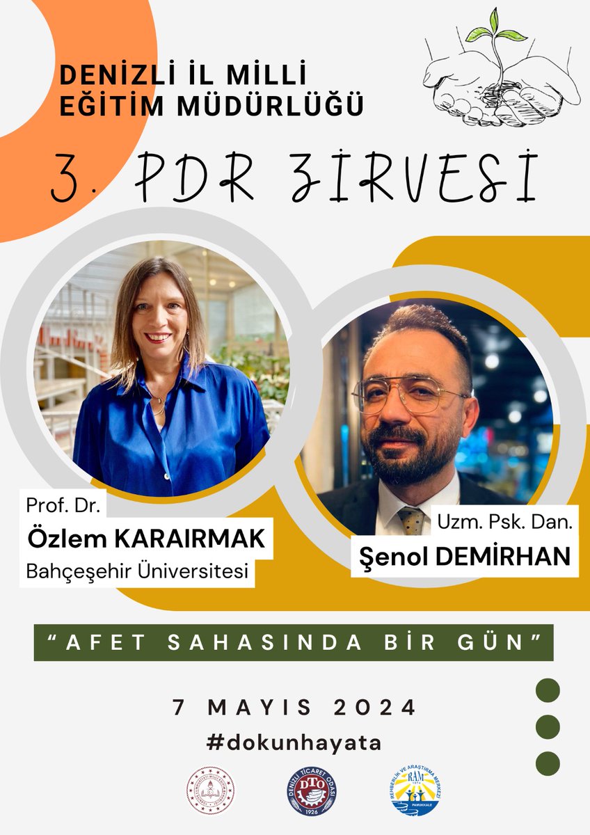 3. PDR ZİRVESİ BAŞLADI Konu : Afet Sahasında Bir Gün Konuklar : Prof. Dr. Özlem Karaırmak : Uzm. Psk. Dan. Şenol Demirhan 📍Pamukkale Sema - Abdurrahman Karamanlıoğlu MTAL #dokunhayata #Denizli #zirve #PDR @tcmeb @emre_caliskan @MebOrgm