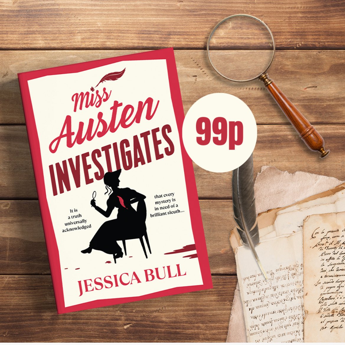Don’t miss your chance to grab a copy of #MissAustenInvestigates for 99p: it’s only prudent that one’s next read is the Kindle Daily Deal. Please RT to spread some Austen joy!