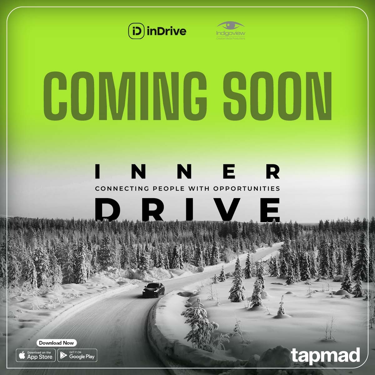 Ready to be blown away? 🌟 Join inDrive on their mission to challenge injustice and ignite change. Tap now for a glimpse of the Inner Drive documentary – coming soon to inspire and empower!! 🚀🎥  

#DriveChange | #inDrive | #tapmad | #InnerDrive| #ComingSoon