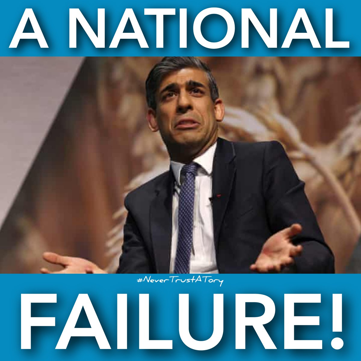 🚨 He's let his party down and he's let the country down. 

@RishiSunak, YOU are a FAILURE. 

The will of the British people is for YOU to call #GeneralElectionNow. 

Forget your ego and just do the RIGHT thing.....for once! 

#ToryBrokenBritain #ToriesOut 
#SunakOut #Sunakered