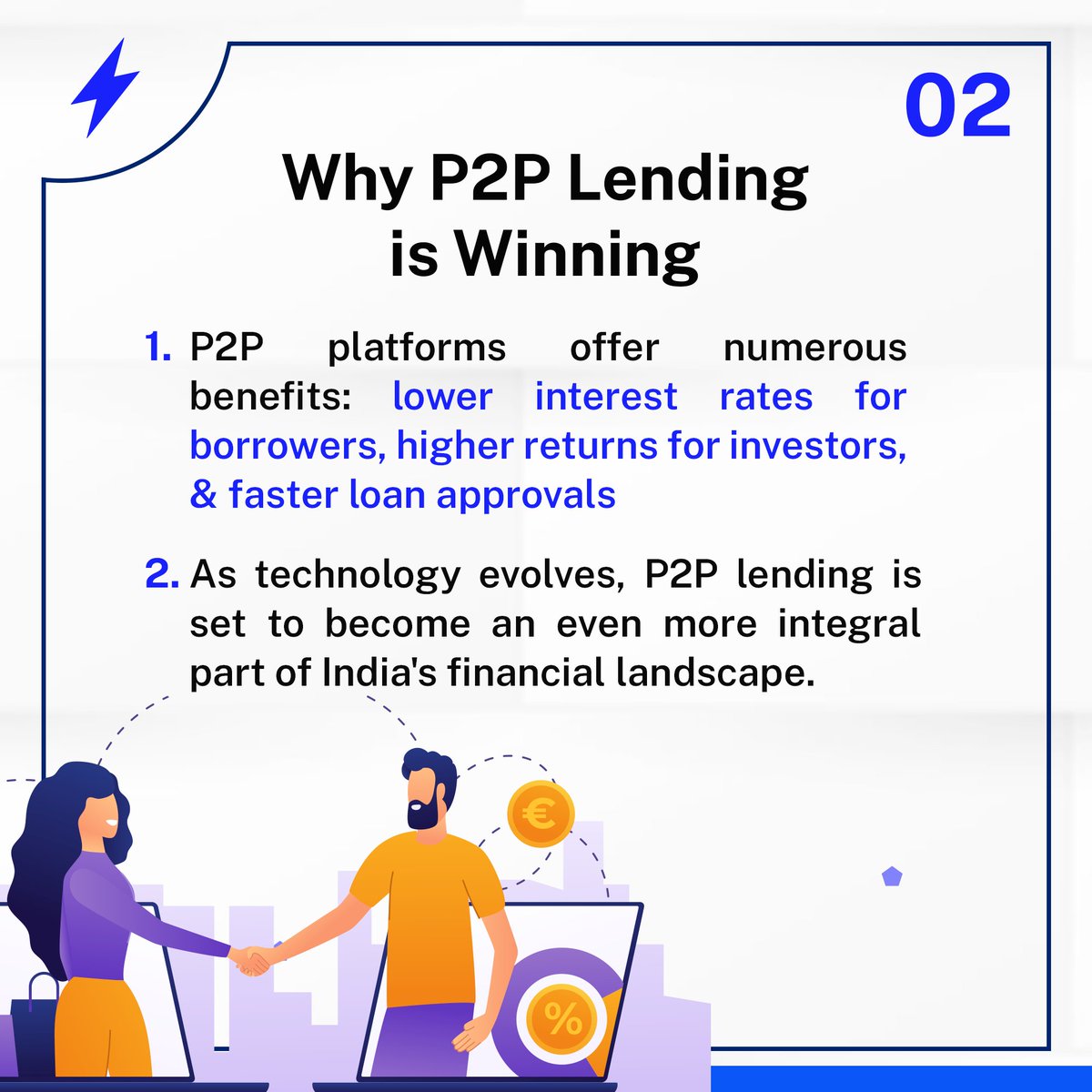 Curious about P2P lending in India? 🤔 It's set to reshape finance, connecting borrowers and lenders directly, with a market reaching $10B by 2025! #P2PLending #Fintech #InvestmentTrends #rechargezap